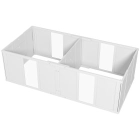 Whelping Box for Dogs and Puppies, Dog Birth Supplies Indoor w/ Adjustable Height Doors, for Small Sized Dogs